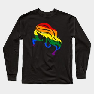 lgbt Rainbow Girl Long Sleeve T-Shirt